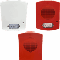 Potter (PE-4XHS-FR) (4871190) Nema 4X Horn Strobe, Clear Lens, Red Body, Fire With 4X Backbox