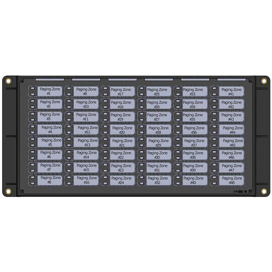 Secutron QAZT-5302DS, Secutron (QAZT-5302DS) Zoned Paging/Firefighter’S Telephone Selector Panel …