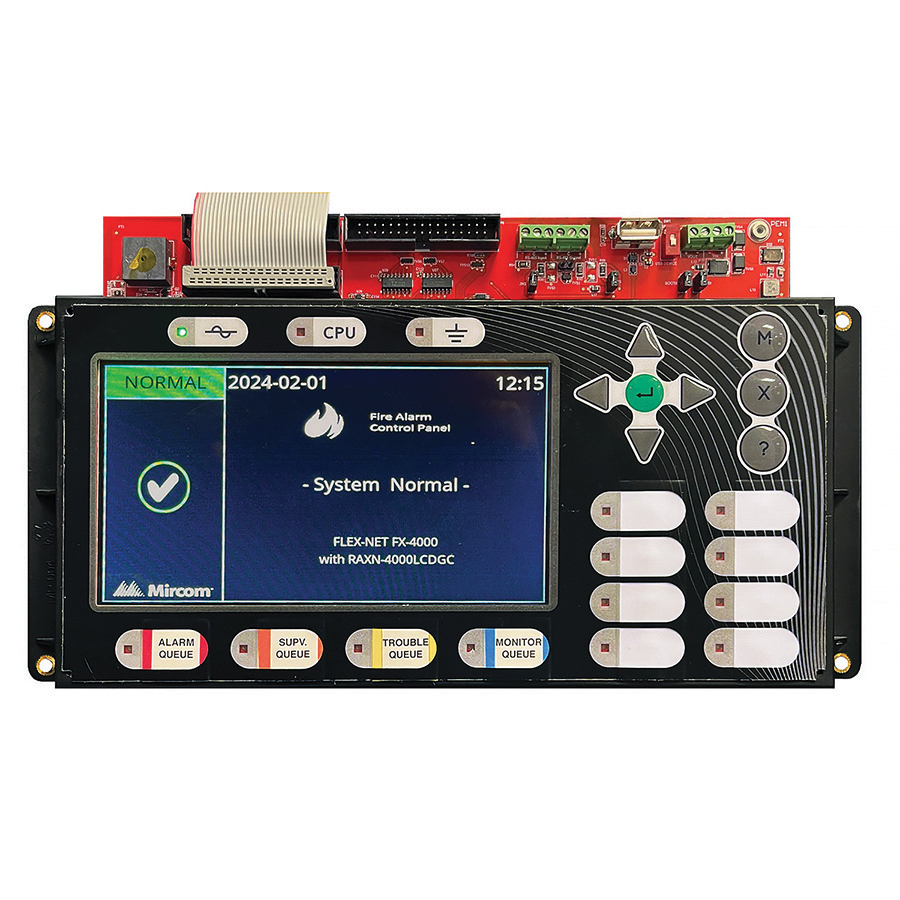 Mircom RAXN-4000LCD, Mircom (RAXN-4000LCD) Remote Network Graphic Annunciator