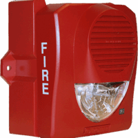 Potter (SH-120W) 120Vac Weatherproof Selectable Candela Wall Mount Horn Strobe
