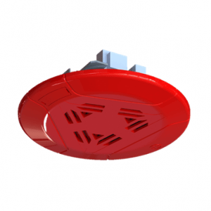 Secutron SPP-204-25R, Secutron (SPP-204-25R) Speaker, Wall, Square, 25V, Red