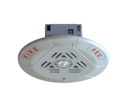 Secutron SPPS-104-25, Secutron (SPPS-104-25) Speaker/Strobe, Ceiling, Round, 25V, White