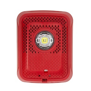 System Sensor SPSRLED-P, System Sensor (SPSRLED-P) Speaker Strobe Led Red, Wall, Plain
