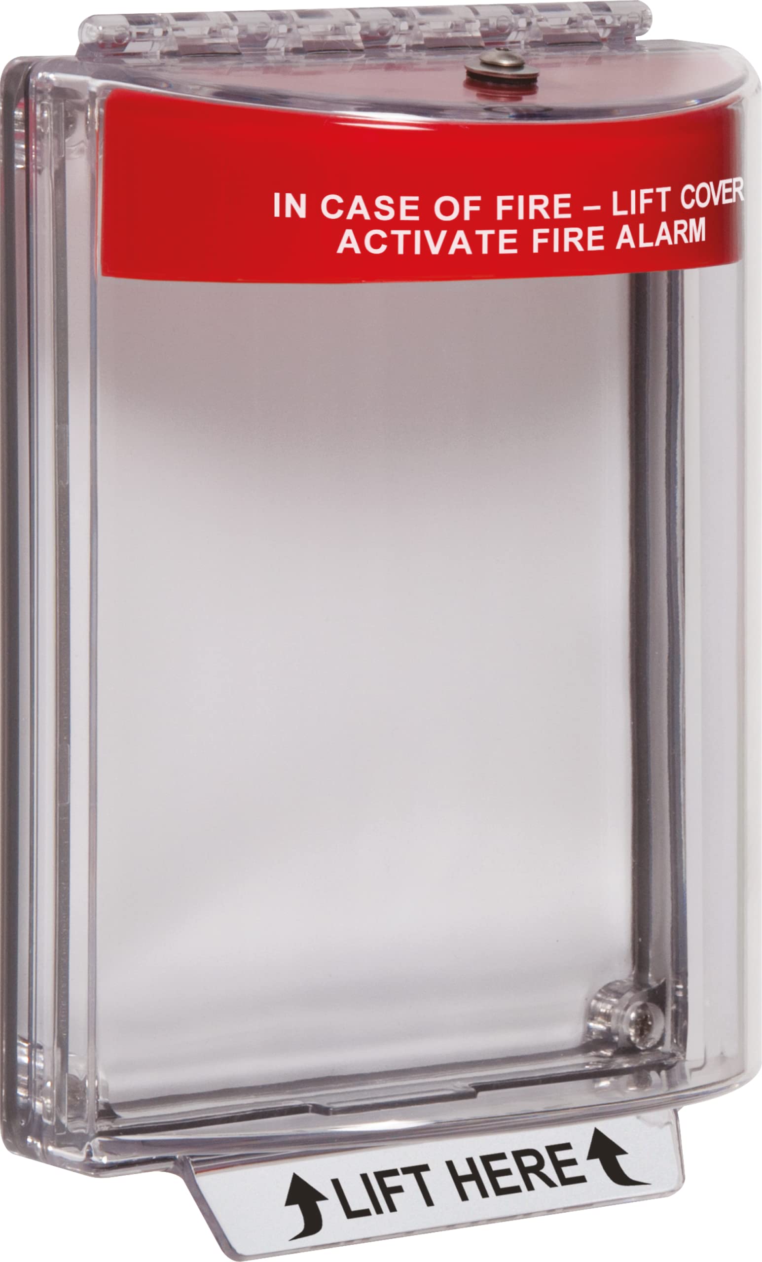 sti nt-ss001-en, STI NT-SS001-EN Slim/Mullion Mount NoTouch Stainless Steel Button – EXIT label – Backbox Included