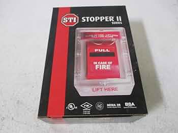 sti sti-1100cr, STI STI-1100CR Stopper II w/Horn Fl Mt – red horn housing