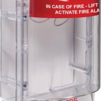 STI STI-1230NR *NO FIRE LABEL*Stopper II w/o Horn w/Spacer - red horn housing, clear spacer