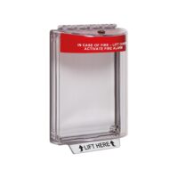 STI STI-14410FR Universal Stopper Low Profile Cover w/Enc Bkbx, Sealed Mt Plate, Red Housing, Fir...