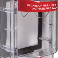 STI STI-3150NR *NO FIRE LABEL*Weather Stopper w/o Horn w/Spacer - red horn, clear spacer